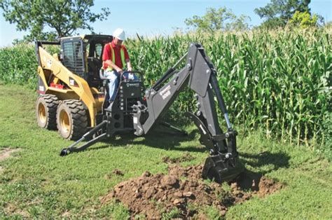 track loader backhoe attachments